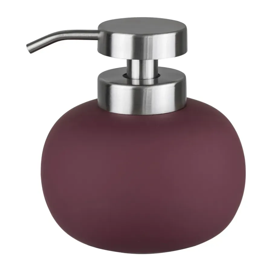 Mette Ditmer Lotus play zeepdispenser laag, incl. 2 pompkoppen, Wine< Zeepdispensers & Zeepschaaltjes