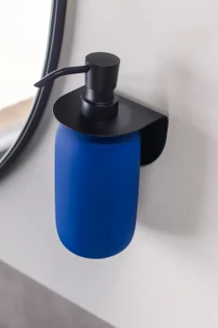 Mette Ditmer Lotus zeepdispenser hoog, Cobalt< Zeepdispensers & Zeepschaaltjes