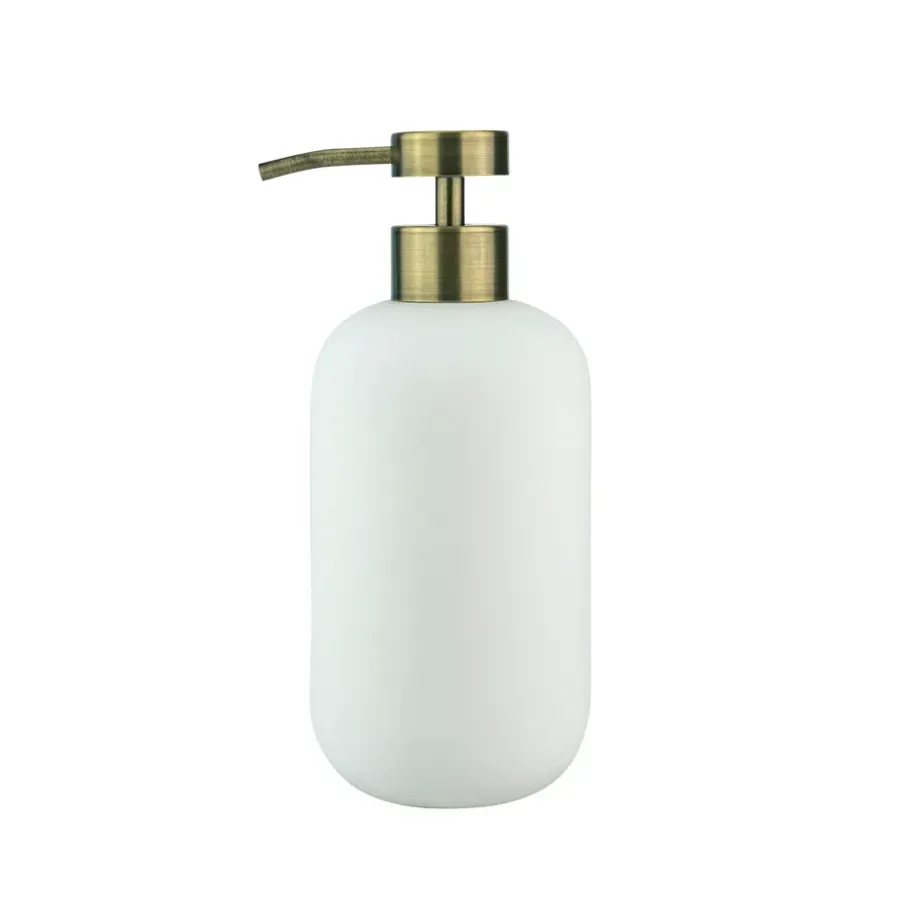 Mette Ditmer Lotus zeepdispenser hoog, wit< Zeepdispensers & Zeepschaaltjes