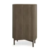 Northern Loud tall kast 143 cm, Smoked oak< Kasten & Vitrines