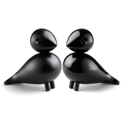 Kay Bojesen Denmark Lovebirds, Zwart, 2-pack< Kinderkamer Interieuraccessoires|Kinderkamer Interieuraccessoires
