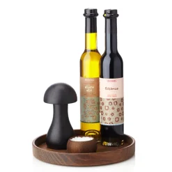 Applicata Luna dienblad, gerookt eikenhout< Decoratieve Accessoires|Decoratieve Dienbladen