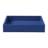Mojoo Lux gelakt decoratief dienblad 19x19x3,5 cm, Ultramarin< Decoratieve Accessoires|Decoratieve Dienbladen