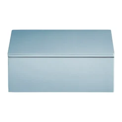 Mojoo Lux gelakte opbergdoos 19x19x7 cm, Powder blue< Dozen & Boxen