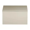 Mojoo Lux gelakte opbergdoos 19x19x10,5 cm, Latte< Dozen & Boxen