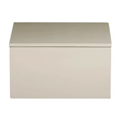 Mojoo Lux gelakte opbergdoos 19x19x10,5 cm, Latte< Dozen & Boxen