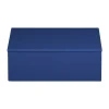 Mojoo Lux gelakte opbergdoos 19x19x7 cm, Ultramarin< Dozen & Boxen