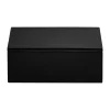 Mojoo Lux gelakte opbergdoos 19x19x7 cm, Black< Dozen & Boxen