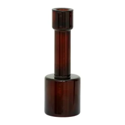 URBAN NATURE CULTURE Lyla B kandelaar 19 cm, Brown< Kaarsenhouders & Kaarsenborden