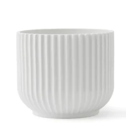 Lyngby Porcelæn Lyngby bloempot wit, Ø18,9 cm< Bloempotten