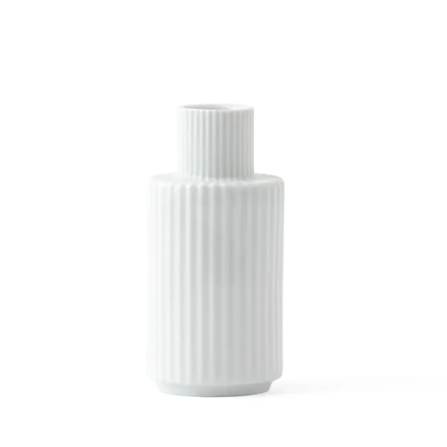 Lyngby Porcelæn Lyngby kandelaar wit, 11 cm.< Kandelaars