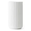 Lyngby Porcelæn Lyngby vaas wit, 15 cm.< Vazen