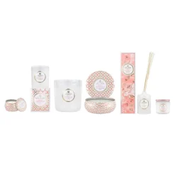 Voluspa Maison Blanc Mini Tin geurkaars 25 uur, Saijo Persimmon< Geurkaarsen & Aroma Diffusers