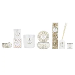 Voluspa Maison Blanc 3-wick Tin geurkaars 40 uur, Suede Blanc< Geurkaarsen & Aroma Diffusers