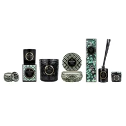 Voluspa Maison Noir Mini Tin geurkaars 25 uur, French Linen< Geurkaarsen & Aroma Diffusers