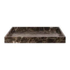 Mette Ditmer Marble decoratie dienblad large 30x40 cm, Brown< Decoratieve Accessoires|Decoratieve Dienbladen
