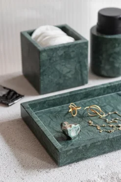 Mette Ditmer Marble decoratie dienblad 16x31 cm, Donker bos< Decoratieve Accessoires|Decoratieve Dienbladen