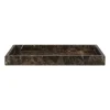 Mette Ditmer Marble dienblad 16x31 cm, Bruin< Decoratieve Accessoires|Decoratieve Dienbladen