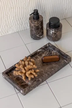 Mette Ditmer Marble dienblad 16x31 cm, Bruin< Decoratieve Accessoires|Decoratieve Dienbladen