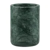 Mette Ditmer Marble tandeborstelbeker 10 cm, Dark forest< Tandenborstelhouders