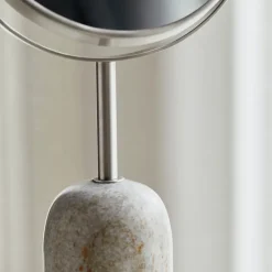 Meraki Marble tweezijdige spiegel, Beige< Tafelspiegels