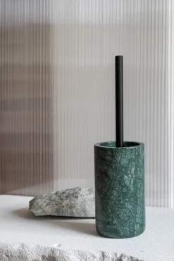 Mette Ditmer Marble wc-borstel 36 cm, Dark forest< Toiletborstels