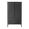 Bloomingville Marikka kast 85x40x150 cm, Black< Kasten & Vitrines