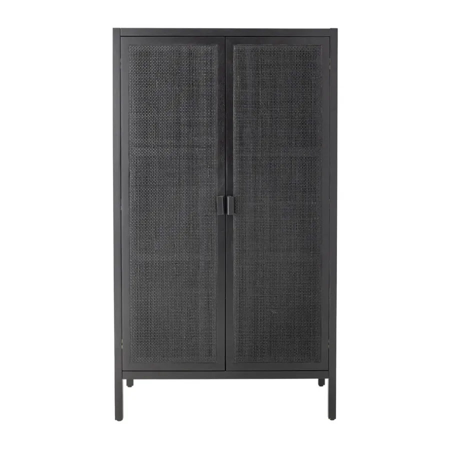 Bloomingville Marikka kast 85x40x150 cm, Black< Kasten & Vitrines