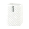 Lene Bjerre Marion tandenborstelbeker 10,5 cm, White-silver< Tandenborstelhouders