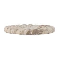 Bloomingville Marlie dienblad marmer Ø22,5 cm, Natuur< Decoratieve Accessoires|Decoratieve Dienbladen