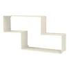 GUBI Matégot Dedal boekenplank, Cream White Semi Matt< Planken & Planksystemen