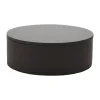Mojoo Matt zwart gelakte opbergdoos Ø20x7 cm, Black< Dozen & Boxen