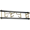Essem Design Maxi 4 Dekorativ kapstok, Zwart-messing< Haken & Hangers