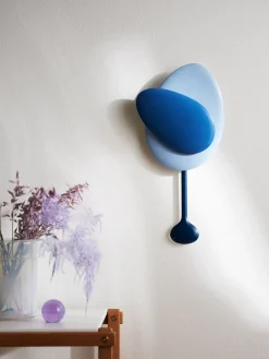 Design House Stockholm Mellow Clock wandklok, Blue< Tafelklokken