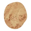 Ferm Living Melt wandklok 28x33 cm, Natural burl< Wandklokken
