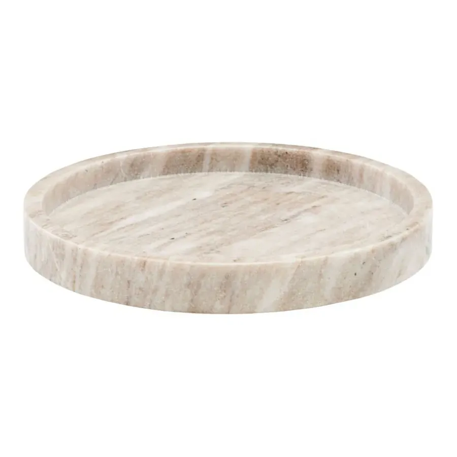 Meraki dienblad beige, 25 cm< Decoratieve Accessoires|Decoratieve Dienbladen