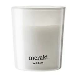 Meraki geurkaars 12 uur 2-pack, Fresh Linen< Geurkaarsen & Aroma Diffusers