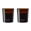 Meraki geurkaars 12 uur 2-pack, Dark wood< Geurkaarsen & Aroma Diffusers