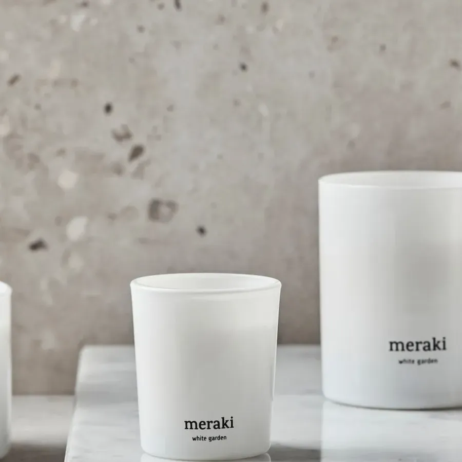 Meraki geurkaars 12 uur 2-pack, White garden< Geurkaarsen & Aroma Diffusers