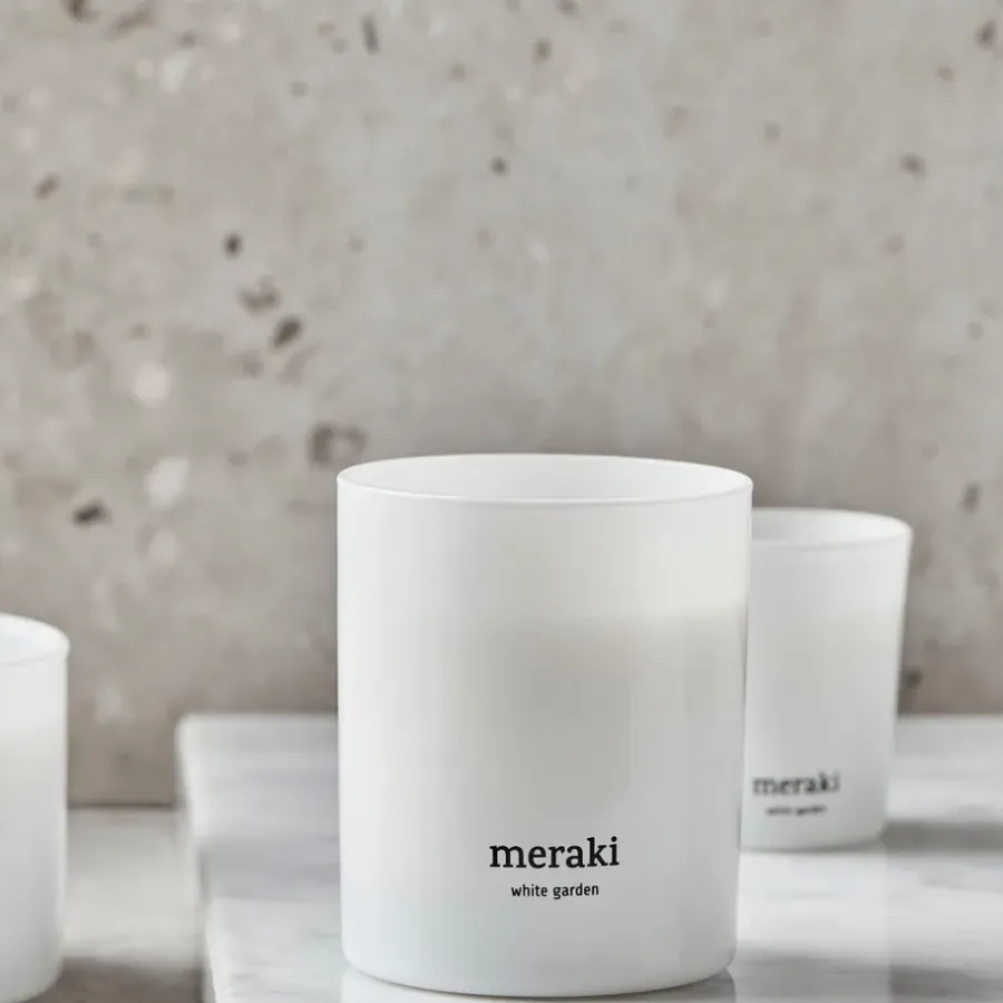 Meraki geurkaars, 35 uur, White garden< Geurkaarsen & Aroma Diffusers