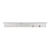 Meraki plank met flessenhanger en haak, Geborsteld staal< Planken & Planksystemen