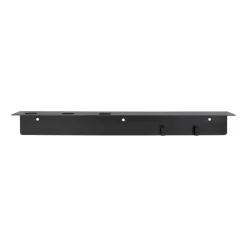 Meraki plank met flessenhanger en haak, Geborstelde zwarte afwerking< Planken & Planksystemen