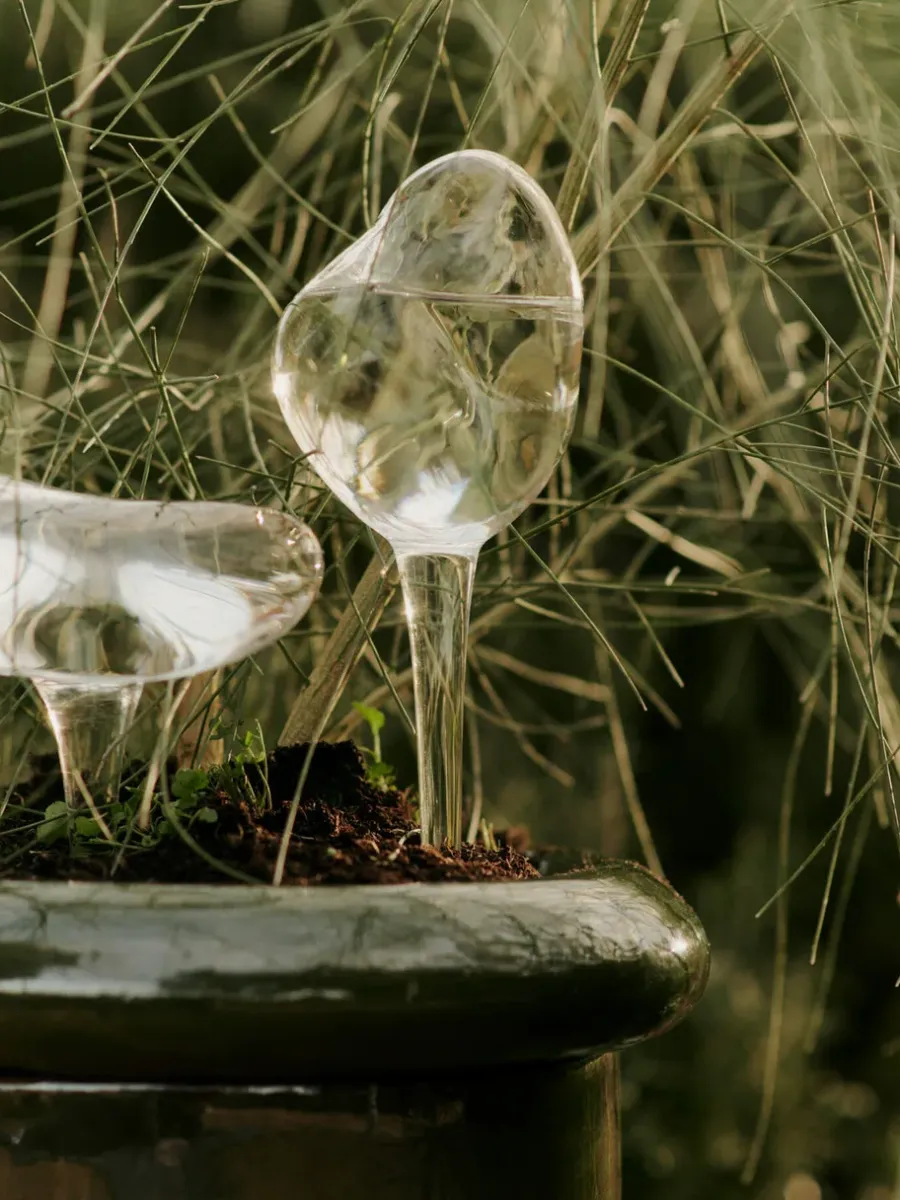 Ferm Living Mercury bewateringsbol 2-delig, Clear, 15x24 cm< Gieters