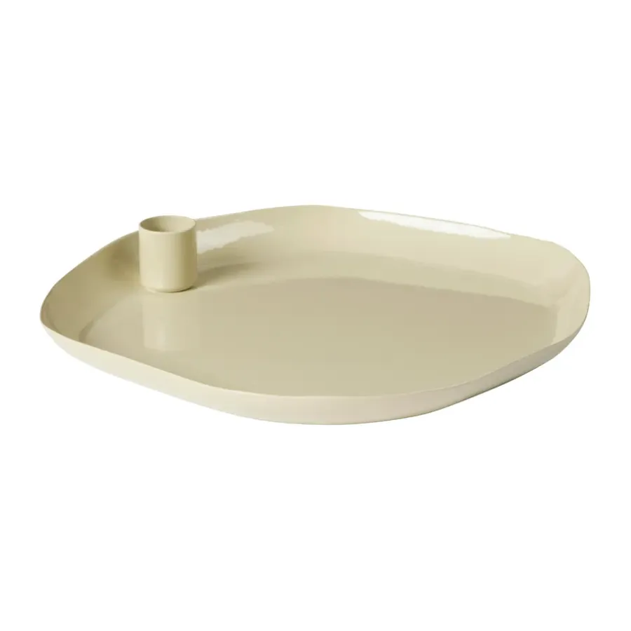 Broste Copenhagen Mie kandelaar large, Castle beige< Kaarsenhouders & Kaarsenborden