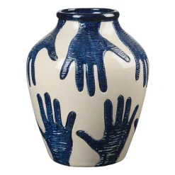 Broste Copenhagen Mime vaas 40 cm, Intense blue-rainy day< Vazen