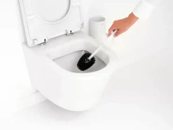 Brabantia MindSet toiletborstel met houder, Mineral Fresh White< Toiletborstels