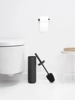 Brabantia MindSet toiletborstel met houder, Mineral Infinite Grey< Toiletborstels