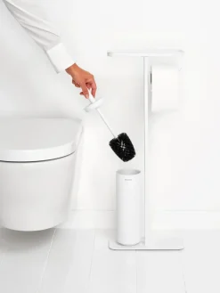 Brabantia MindSet toiletbutler, Mineral Fresh White< Toiletpapierhouders