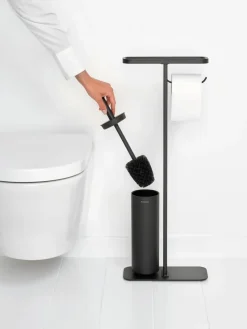 Brabantia MindSet toiletbutler, Mineral Infinite Grey< Toiletpapierhouders