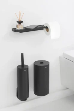 Brabantia MindSet toiletrolhouder met plankje , Mineral infinite grey< Toiletpapierhouders